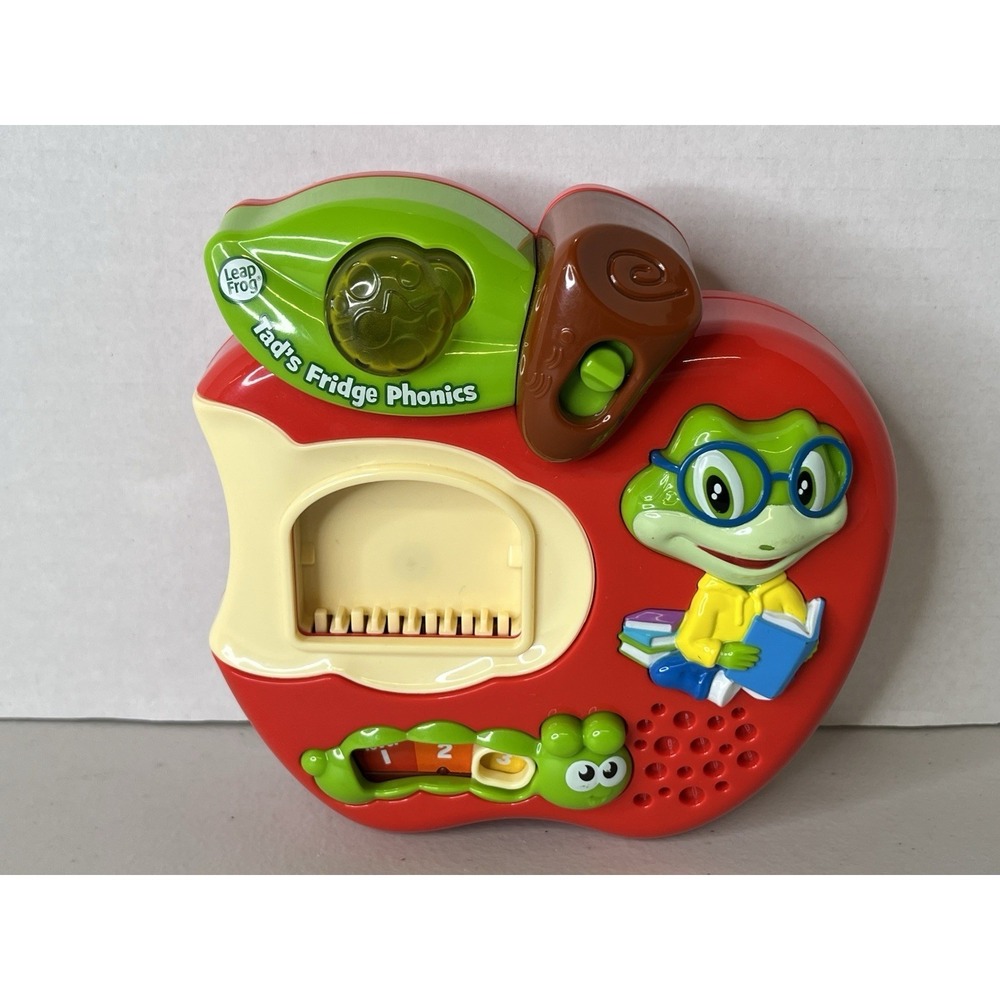 Leap Frog Tads Fridge Phonics Apple Base Unit Replacement Part - Working